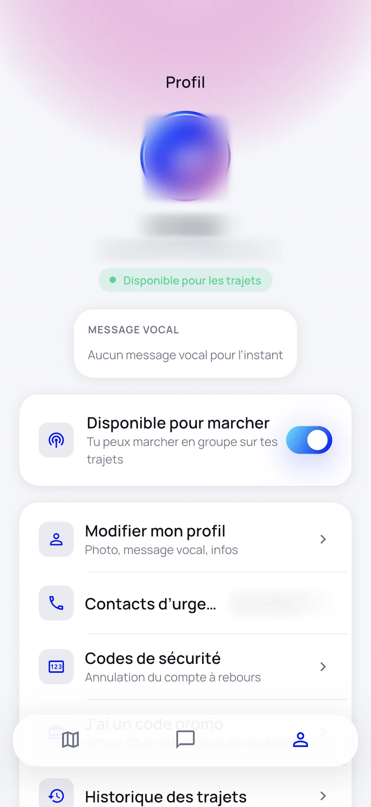 Profil et choix dans Charlotte