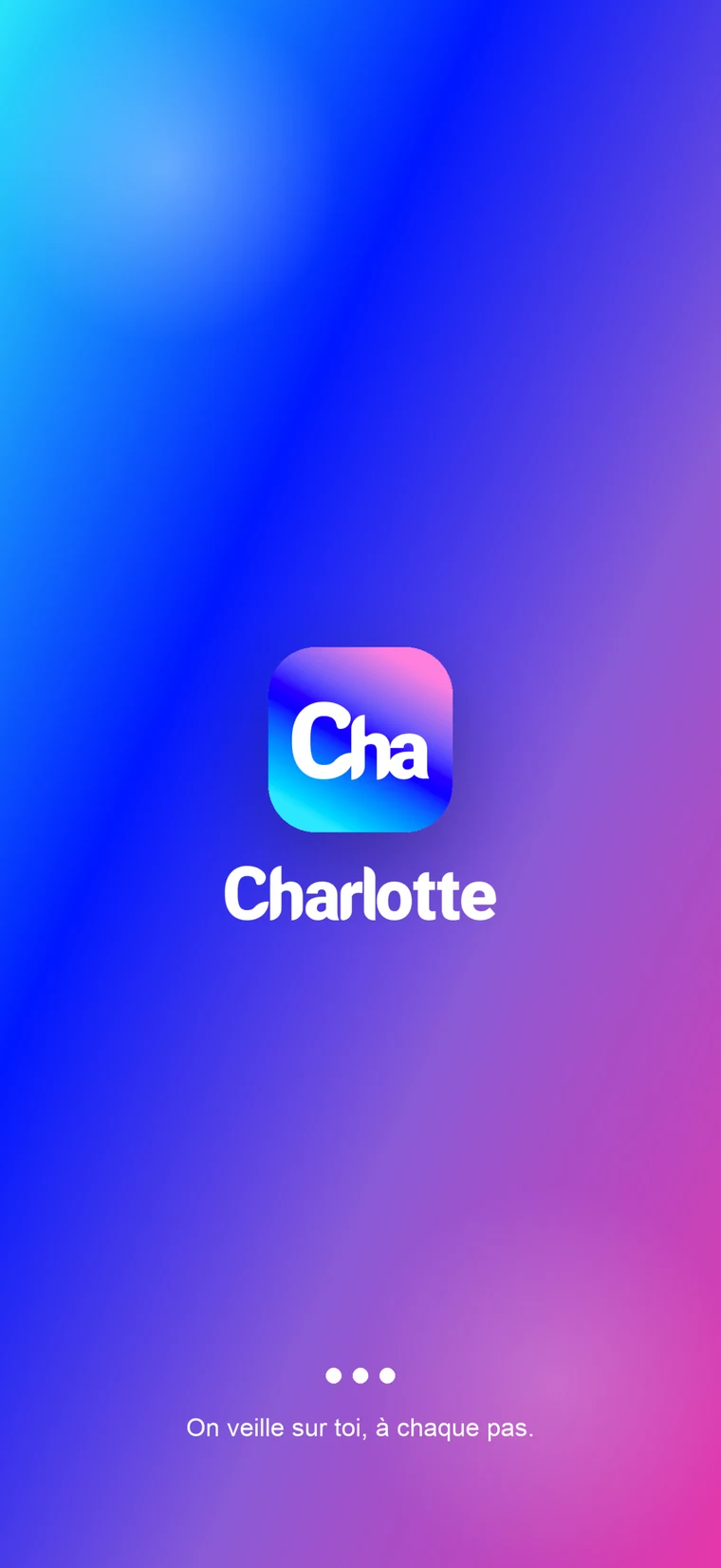 Écran d’accueil de Charlotte
